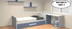 Oferta habitación juvenil muebles Pinondo